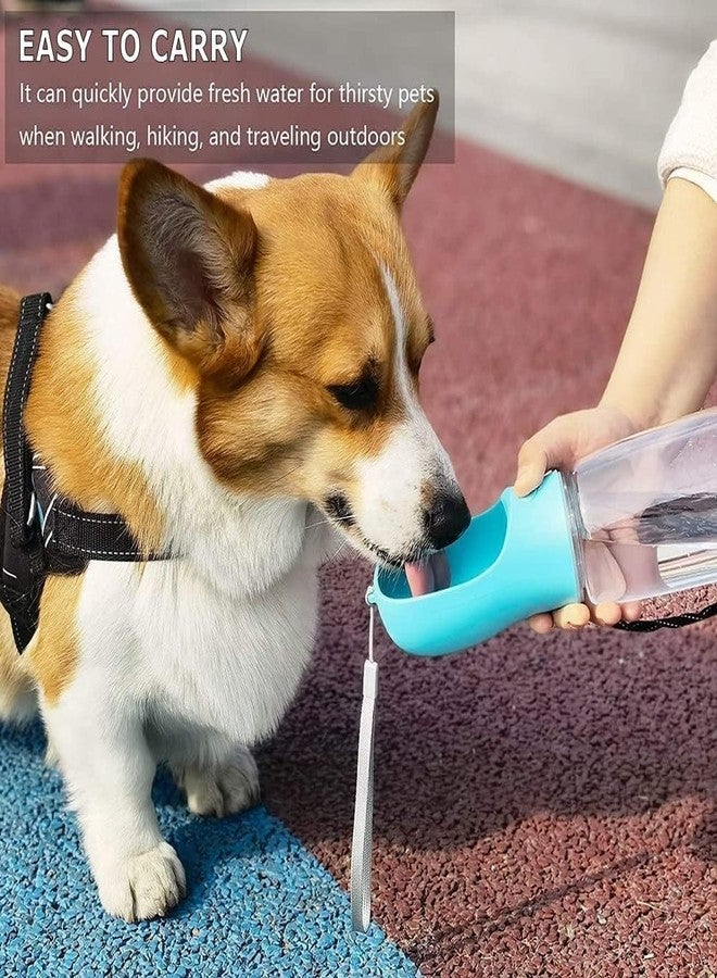 TGOPIT زجاجة ماء للكلاب من TGOPIT، زجاجة ماء محمولة للحيوانات الأليفة مع حاوية طعام، موزع مياه خارجي محمول للقطط والجراء والحيوانات الأليفة للمشي والتنزه والسفر، مستلزمات الجراء، أغراض الكلاب (550 مل) - Image 3